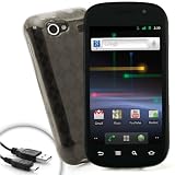 Гладкий амортизирующие Защитный чехол для 4G смартфон Sprint Samsung Google Nexus S Android ** Включая Micro-USB зарядки Nexus S кабельного **