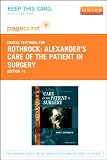 Alexander's Care of the Patient in Surgery - Pageburst Digital Book (Retail Access Card), 14e