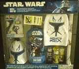 Star Wars Bath & Body Set Clone Captain Rex Mitt Wash Shampoo Lightsaber Lip Wax ++
