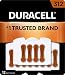 Duracell - Hearing Aid Batteries Size 312 (brown) - long lasting battery with EasyTab for ease of installation - 12 count