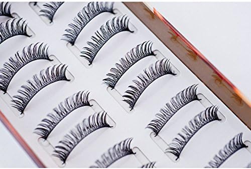 10 Pairs Natural Looking False Eyelashes Fake lashes Classic 728