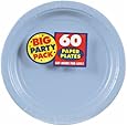 Amscan Amscan Pastel Blue Big Party Pack Dinner Plates (50 Count), 1, blue