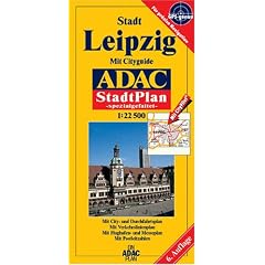 ADAC Stadtpl�ne, spezialgefaltet, Leipzig