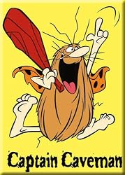 Captain Caveman Refrigerator Magnet