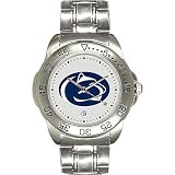 Penn State Nittany Lions Suntime Mens Sports Watch w/ Steel Band - NCAA College Athletics