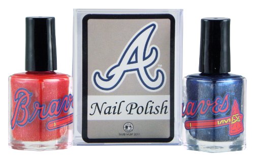 MLB Atlanta Braves Two-Pack Team Colored Nail Polish