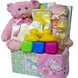 Cheap Deals on Sweet Baby GIRL Care Package Gift Box with Teddy Bear