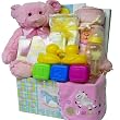 Sweet Baby GIRL Care Package Gift Box with Teddy Bear