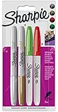 Sharpie Metallic Permanent Marker - Assorted Colour (Pack of 4)