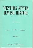 Western States Jewish History: Volume 24, No. 2, January 1992