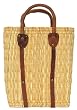 Moroccan Straw Summer Beach / Shopper / Tote Bag 11.5" X 12" X 4.5"