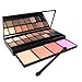 Natural Glamor 20 Color Professional Eyeshadow Palette/Make Up Kit with Bronzer, Blush Brush and Compact Mirror