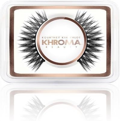 Kardashian Khroma Make Up False Eyelashes - Flirt Lashes with glue by Khroma Beauty