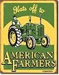 Schonberg - American Farmer Metal Tin Sign 12.5"W x 16"H