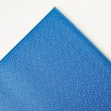 Anti-fatigue Floor Mat, Reduces Strain, 3/8 Thickness, 24x36, Royal Blue CWNCK0023BL