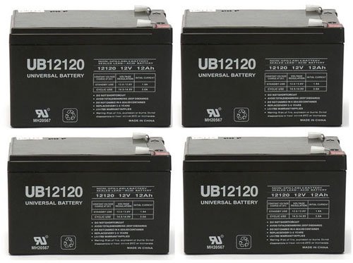 12V 12AH APC Battery 12 VOLT SCOOTER - 4 Pack