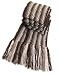 Handmade Pure Cotton Artisan Scarf - Mocha Blend (100% Hand-crocheted/extra L...