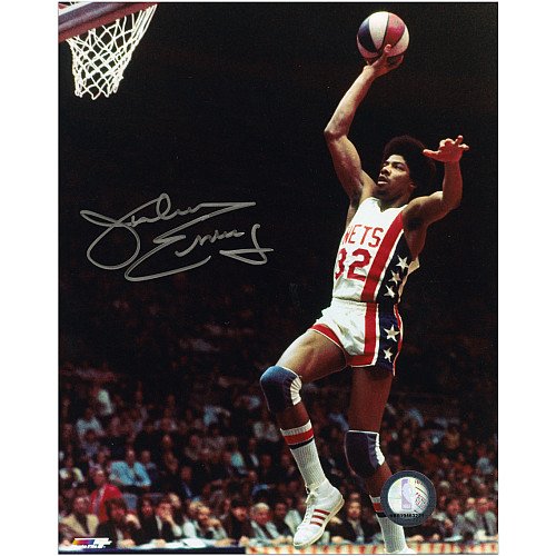 Mounted Memories New Jersey Nets Julius Erving Autographed 8X10 Photo