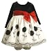 Bonnie Baby-girls Infant Stretch Velvet Bodice To ...