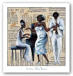 Blue Moon by Tat Vila 24"x24" Art Print Poster