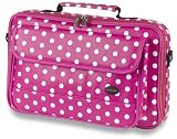 Oliepops Hot Pink Polka Dots Netbook Laptop Case fits 7'' 8.9'' 10.2'' 12.1