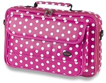 Oliepops Hot Pink Polka Dots Netbook Laptop Case fits 7'' 8.9'' & 10.2 (Shoulder Strap included) FREE SHIPPING WORLDWIDE