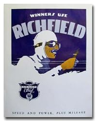 1933 Richfield Oil Poster Print