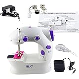 Imax Lss-202 Enhanced Type Mini Sewing Machine Double Thread Speed Household Desktop