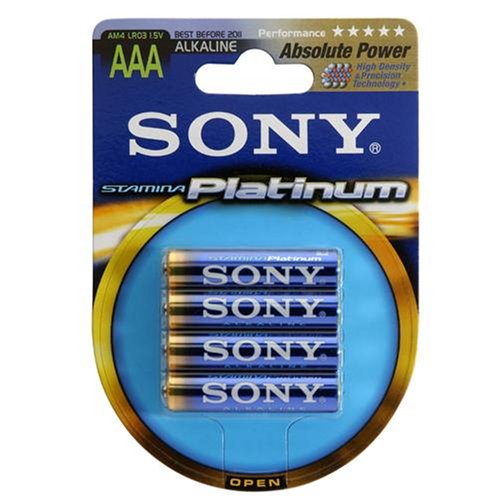 Sony Stamina Platinum Batterie AAA Micro 4er Pack Preisvergleich