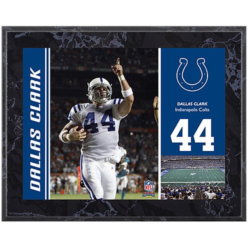 Mounted Memories Indianapolis Colts Dallas Clark 8x10 Color Plaque