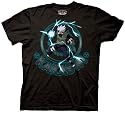 Naruto Shippuden - Kakashi Blue Glow Adult T-shirt in Black