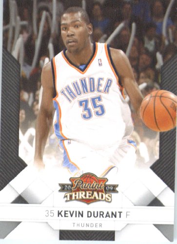 2009 /10 Panini Threads Basketball Card # 9 Kevin Durant Oklahoma City Thunder Mint Condition - Shipped In Protective ScrewDown Display Case!
