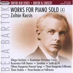 Bela Bartok: Oeuvres Pour Piano /Vol.4