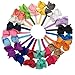 XIMA Grosgrain Bows with Baby Headbands 5inch Ribbon Hair Bows Headbandspack of 20 …