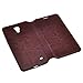 Galaxy Wireless Cases Compatible for Samsung Galaxy GT-I9200 I9205 i527 Mega 6.3 Case, Mega 6.3 Wallet Case, Slim Flip Folio [Kickstand] Pu Leather Wallet Case with ID&Credit Card Slot, Brown