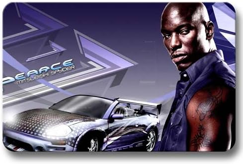 Door Mat Non Skid 2 Fast 2 Furious Gate Pad House Gate Long-lasting 16x24Inch / 40x60cm