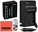 DMW-BLE9 Battery And Battery Charger for Panasonic Lumix DMC-GF3 DMC-GF5 Digital Camera + More!!