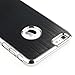 ULAK iPhone 6 Plus Case, Aluminum Coating iPhone 6s Plus Case Hybrid Hard Case Cover with PC Bumper for Apple iPhone 6s Plus / 6 Plus 5.5 Inch (Black)