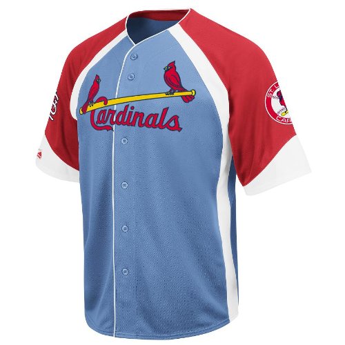 MLB St. Louis Cardinals Cooperstown Wheelhouse Jersey (Small)