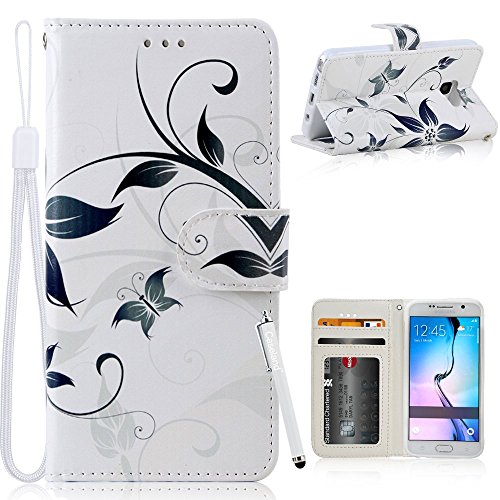 Galaxy s7 edge case,caseland [premium flip] pu leather …