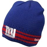 Reebok New York Giants Sideline Coaches Cuffless Knit Hat One Size Fits All