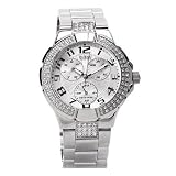 Guess Silver Prism Crystalized Ladies Watch G12557L