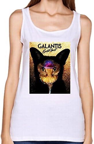 Cxwfd Galantis Gold Dust Women Tank Top 100 Cotton White
