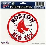 Boston Red Sox - Sox & Name Logo Decal - Sticker MLB Pro Baseball