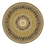 Optimum Gold Contemporary Round Rug Size: Round 710"