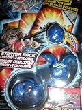 Bakugan Battle Brawlers Starter Pack Blue Aquos Includes: Griffon 450G, Laserman, Mystery Marble