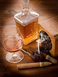 Smoking Pipe, Tobacco, Cuban Cigar and Liquor - 24
