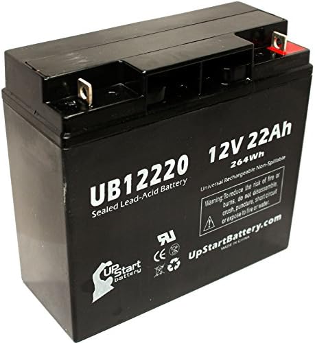 2x Pack - Oneac Batteries ON910 Battery - Replacement UB12220 Universal Sealed Lead Acid Battery (12V, 22Ah, 22000mAh, T4 Terminal, AGM, SLA)