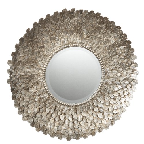Lazy Susan Metal Feather Wall Mirror