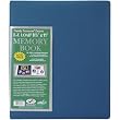 Pioneer 8-1/2 Inch by 11 Inch Family Treasures Deluxe Fabric Postbound Album, Seabreeze Blue